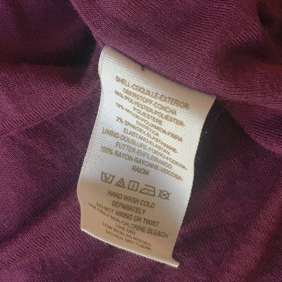 Free People Open Scoop Back Bodycon Dress Purple Large - Picture 5 of 6